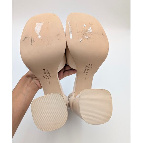 Circus by Sam Edelman Rosa Ankle-Strap Platform Pumps Vanilla Women's Size US9 - Picture 8 of 11